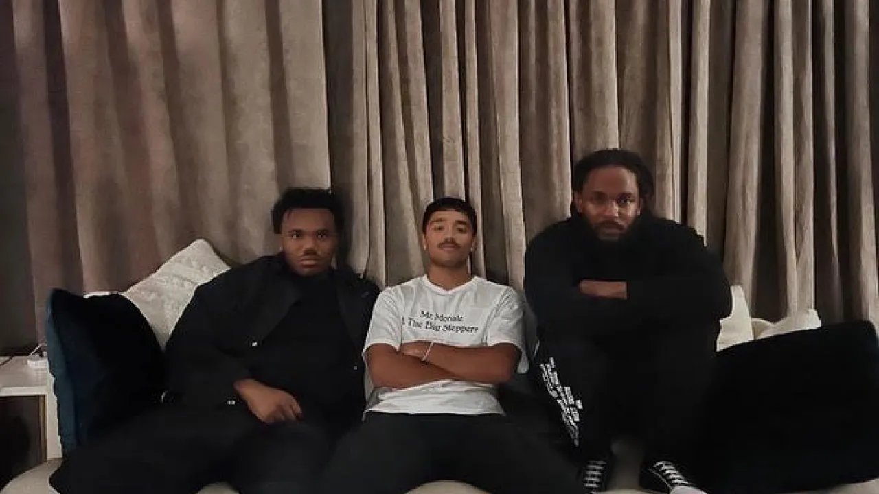 Sreyas Kodukulla between Baby Keem and Kendrick Lamar