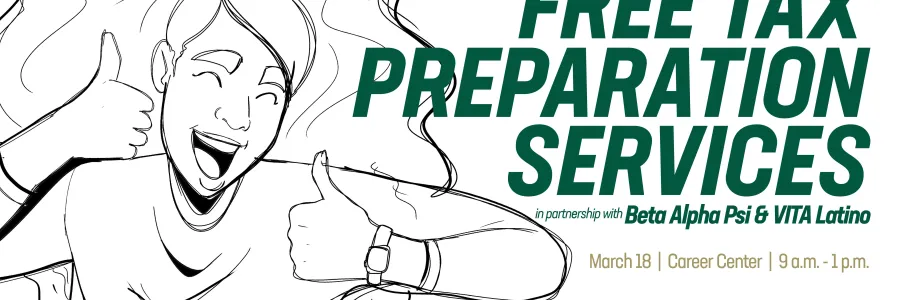 Graphic for Free tax preparation services