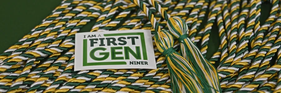 First Generation Student Graduation ceremonial cords