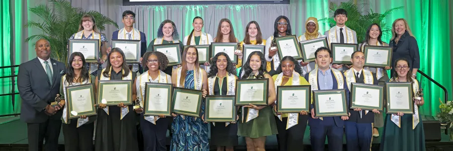 University Honors and Awards recipients