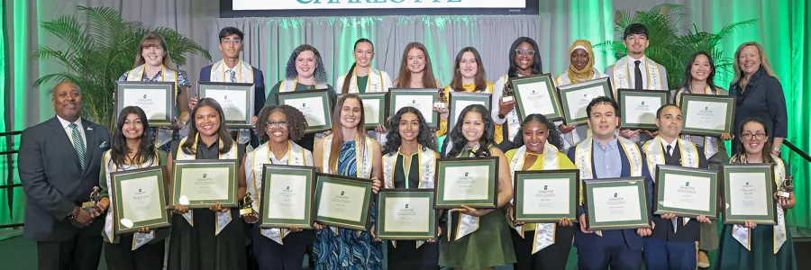 Group picture for University Honors and Awards
