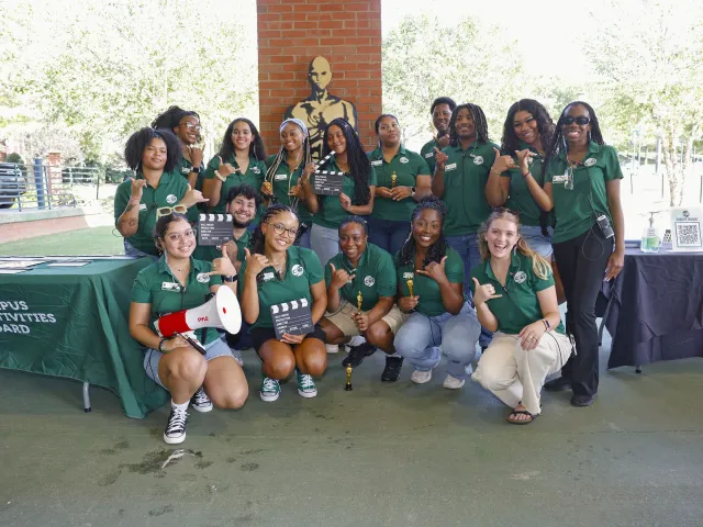 Campus Activies Board staff at the 2024 CAB Bash