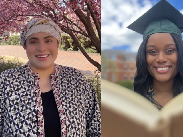 Pictures of the four bell ringers for the Spring 2023 commencement.