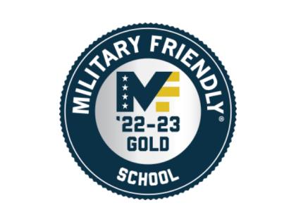 Military Friendly School 2022-2023 Gold