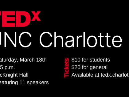 Graphic for TEDxUNCCharlotte 2023