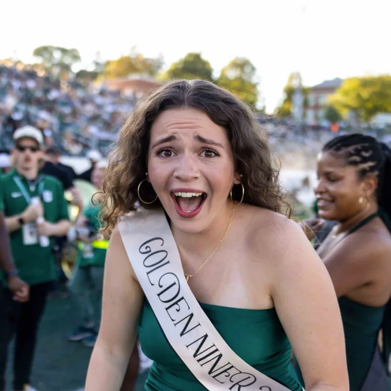 Abby Grace Bare shocked in the aftermath of winning the Golden Niner