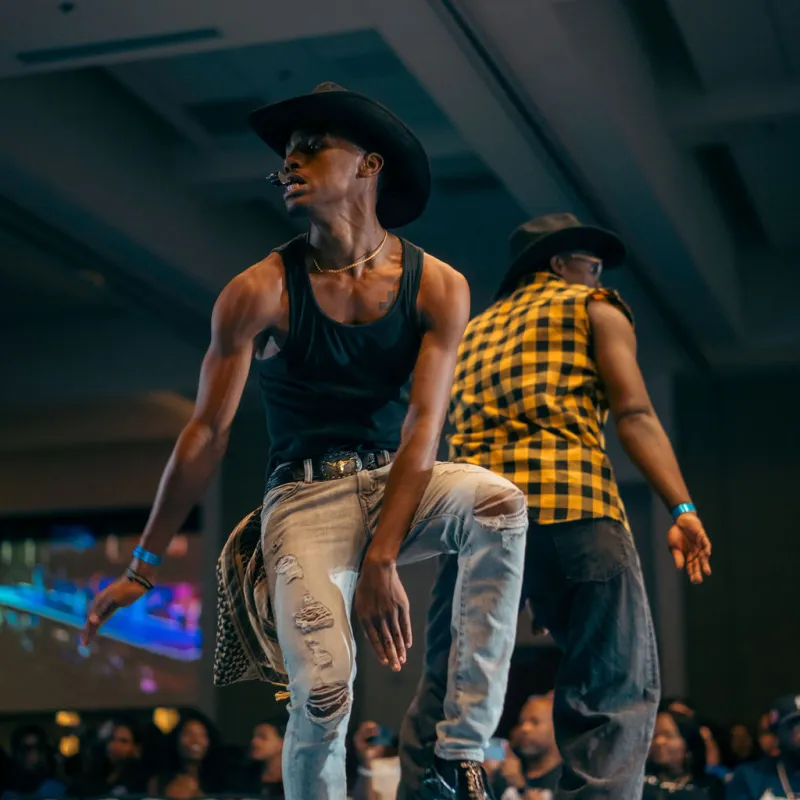 Stroll competition action shot