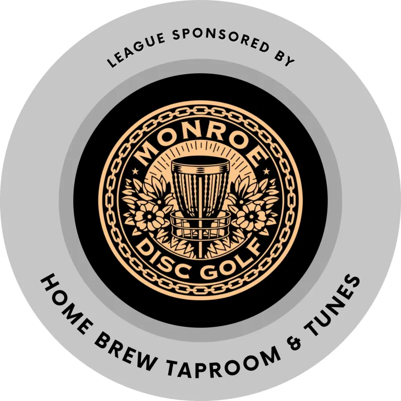 Disc designed by Steven Begley for the Monroe Disc Golf League