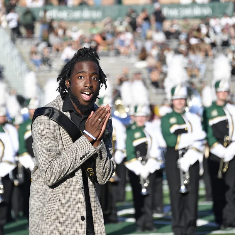 Ra'Quan Leary in shock after being announced as the Golden Niner